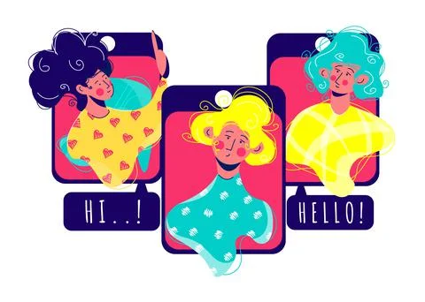 Videocall25 Stock Illustration