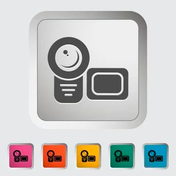 Videocamera Stock Illustration