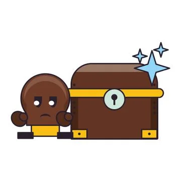 Videogame characters and elements cartoons Stock Illustration