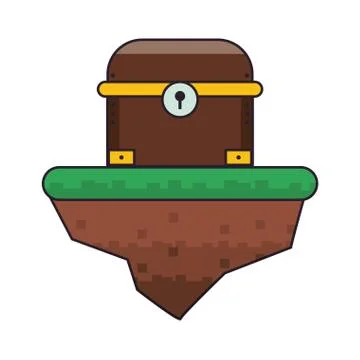 Videogame characters and elements cartoons Stock Illustration