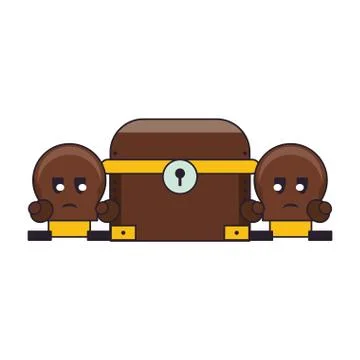 Videogame characters and elements cartoons 스톡 일러스트