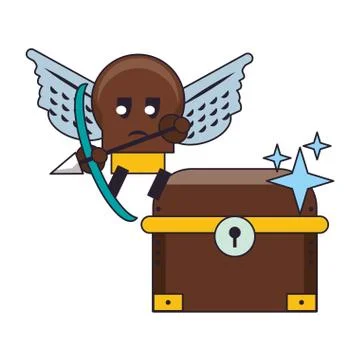 Videogame characters and elements cartoons Stock Illustration