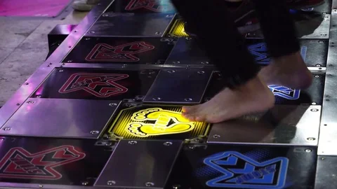 VideoGame Dancing Foot Stock Footage 78184250