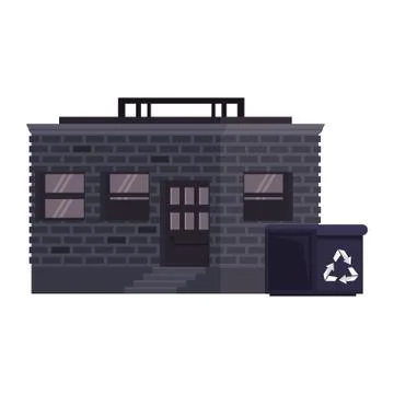 Videogame pixelated scenery Ilustración de archivo