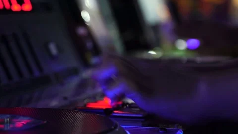 VideoGame play Arcade Machine Stock Footage 78183253