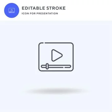 Videogames icon vector, filled flat sign, solid pictogram isolated on white Stock Illustration