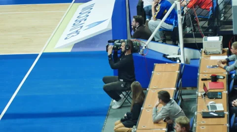 Videographer With the Camera Stock Footage 68366355