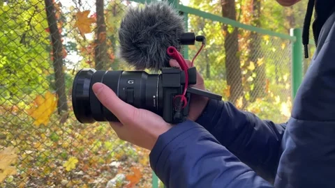 Videography, video shooting. Camera equipment Stock Footage 231478552