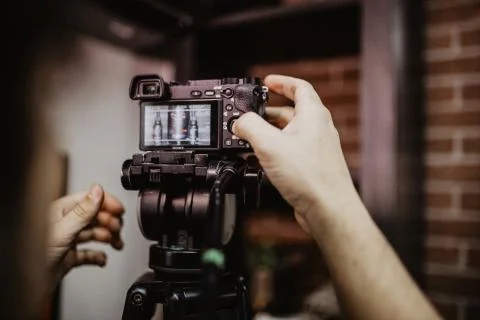 Videomaker Foto stock