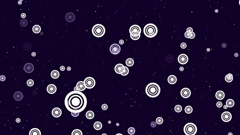 Videophone minute duration abstract 3D computer generation, screen save Stock Footage 272482124