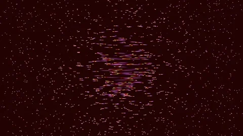 Videophone minute duration abstract 3D computer generation, screen save Stock Footage 272482307