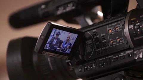 Videorecording at lecture Stock Footage 72752170