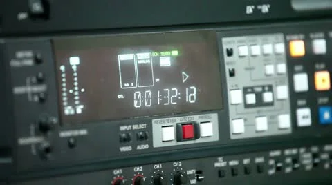 Videotape recorder 2 Stock Footage 12136257