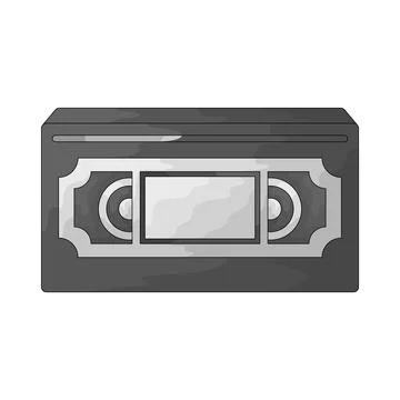 Videotape (VHS) illustration Stock Illustration