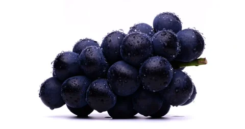 Videotaping large grapes on a rotating table. Stock Footage 181978155
