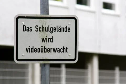Videoüberwachung Foto stock
