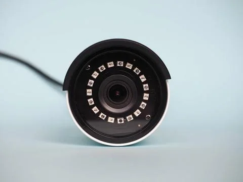 Videoüberwachungskamera mit geschlossenem Schaltkreis für die Sicherheit *. Stock Photos