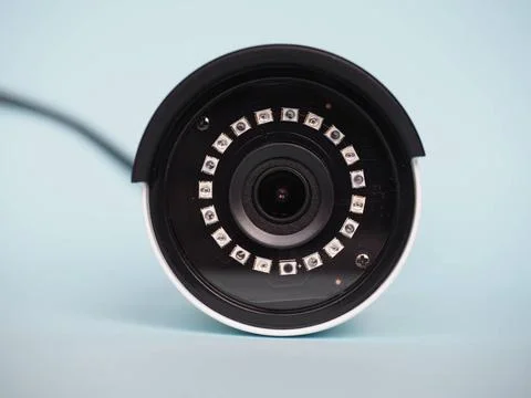 Videoüberwachungskamera mit geschlossenem Schaltkreis für die Sicherheit *. Stock Photos