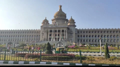 Vidhan soudha Stock Footage 145963008