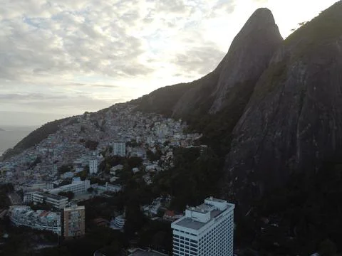 Vidigal e Dois Irmaoes - Rio de Janeiro Stock Photos