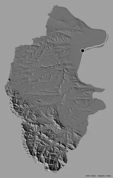 Vidin, Bulgaria. Bilevel elevation map イラスト素材