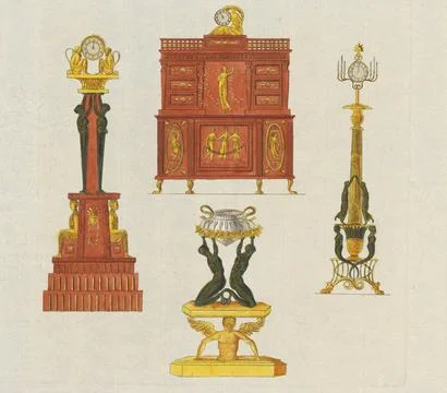 Vienna 19th-20th c, Patterns of the latest Londoner, Paris and Viennese Stock Photos