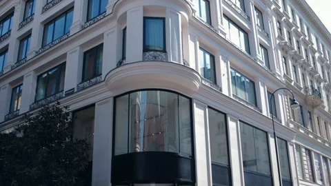 Vienna Apple store building Stock Footage 87613123