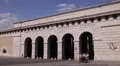 Vienna Ausseres Burgthor Outer Castle Gate Bicycle Ride People Walk Tourists Day HD Footage