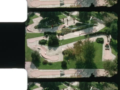 Vienna Austria 1968 Mini Golf Stock Footage 306896122