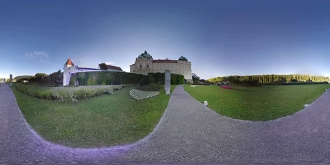 Vienna Austria Monastery 360 VR Stock Footage 90406622
