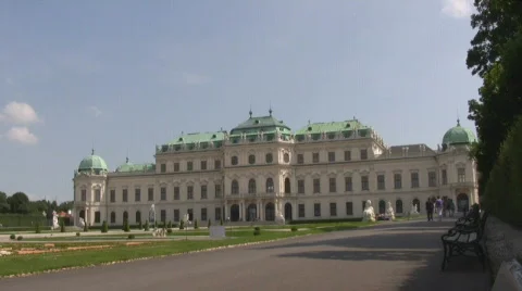 Vienna Belvedere Video stock 850272