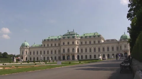 Vienna Belvedere Stock Footage 2974823