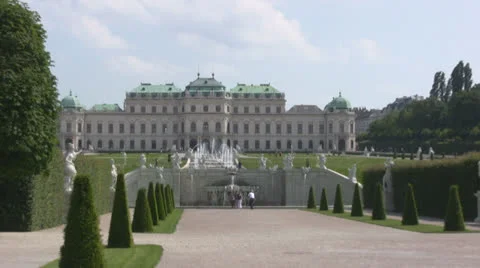 Vienna Belvedere Stock Footage 22716105
