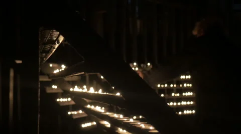 Vienna candles _1 Stock Footage 45391382