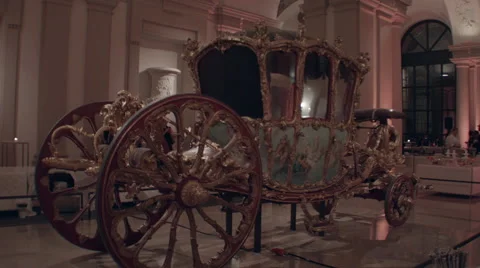 Vienna Carriage Slow Pan Stock Footage 55282453