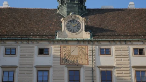 Vienna clock timelapse Video stock 122294352