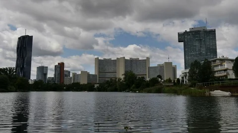 Vienna Donaucity, Austria, 4K Stock Footage 78933802