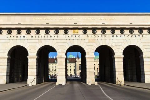 Vienna heldentor Stock Photos