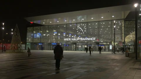 Vienna metro station [total]  Stock Footage 45298723