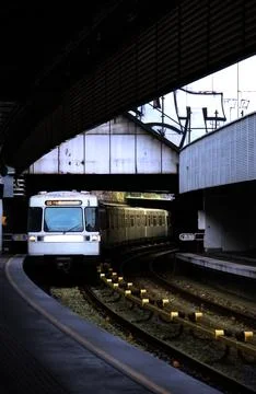 Vienna Metro train. Stock Photos