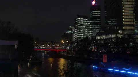 Vienna at night 4k Stock Footage 45439987