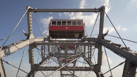 Vienna Riesenrad Cabin Vídeos de archivo 117848702