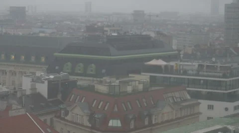 Vienna rooftops _3 Stock Footage 45434589