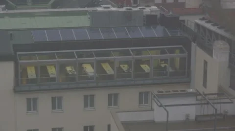 Vienna rooftops Video stock 45439393