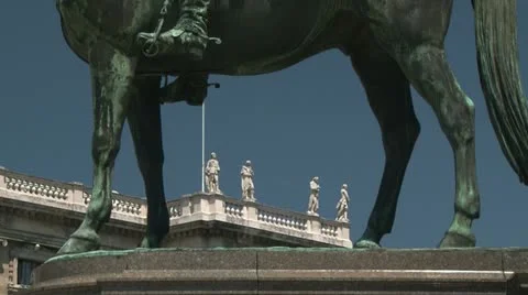 Vienna sculpture Video stock 21389595