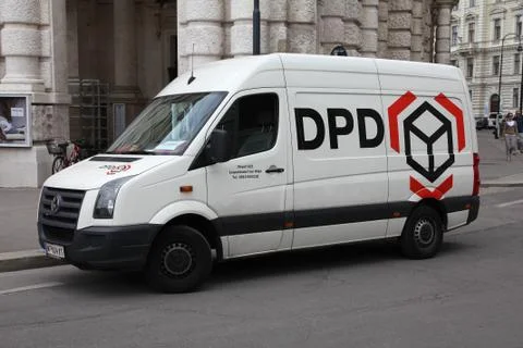 VIENNA - SEPTEMBER 7: DPD van on September 7, 2011 in Vienna. DPD is currentl Stock Photos