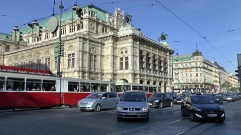Vienna. State Opera. Video stock 101083496