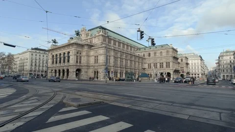 Vienna State Opera House 1 Stock Footage 126933869