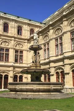 The vienna state opera Stock Photos