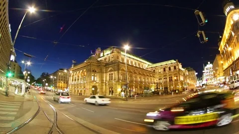 The Vienna State Opera, Vienna, Austria Stock Footage 82171420